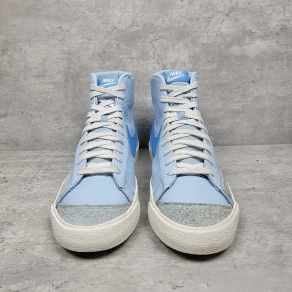 Nike Blazer Mid 77 Vintage Mens 9.5 Celestine Blue FD0304-400 Athletic Sneakers - Picture 3 of 8